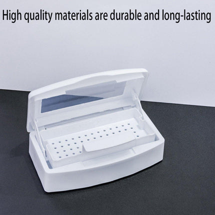 Manicure Disinfection Box for Tools Supplies Cleaning and Soaking Nail Care Kit