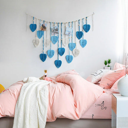 Bohemian Decorative Woven Tassel Leaf Wall Hanging Bedroom Home Wall Decoration