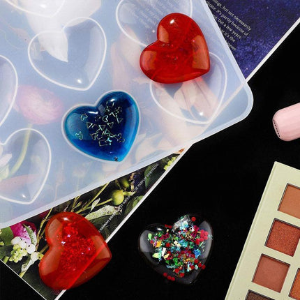 Heart Silicone Pendant Mold Necklace Jewelry Resin Mould Casting Craft DIY Tool - Aimall