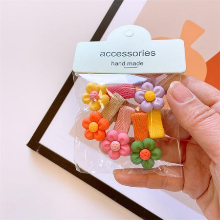 5Pcs Cute Cartoon Animal Hairpin Set for Girls - Mini Hair Clips Party Gift