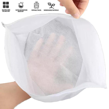 200PCS Drying Dispos Non-woven Storage Small White Shoe Protect Sun Bag Cover - Aimall