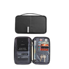 Waterproof Passport Holder Travel Document Wallet RFID Bag Family Case Organizer S - Aimall