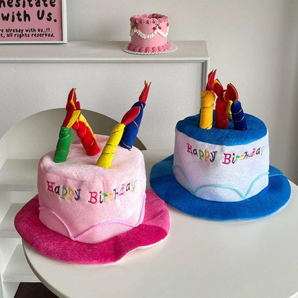 Birthday Cake Hat Party Supplies Fun Performance Masquerade Celebration Hat