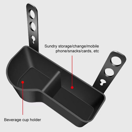 2pcs Cup Bottle Holder Phone Mount Headrest Car Back Seat Organizer Storage Box