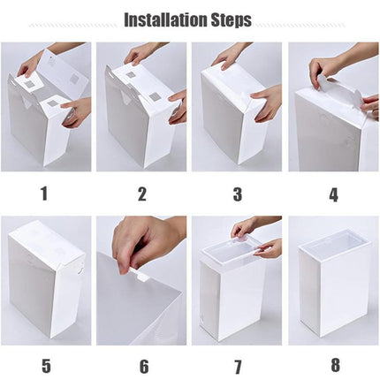 12PCS Shoe Box Storage Case Clear Boxes Foldable Stackable Transparent Organizer - Aimall