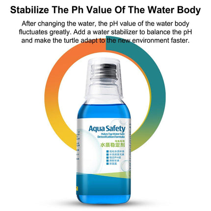Water Stabiliser for Turtles Reptile Tank Water Conditioner for Healthy Habitat