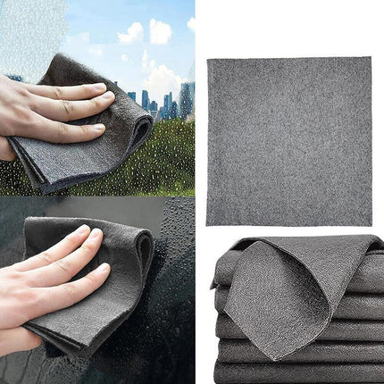 5SizeThickened Magic Cleaning Cloth Streak Free Reusable Microfiber Cleaning Rag - Aimall