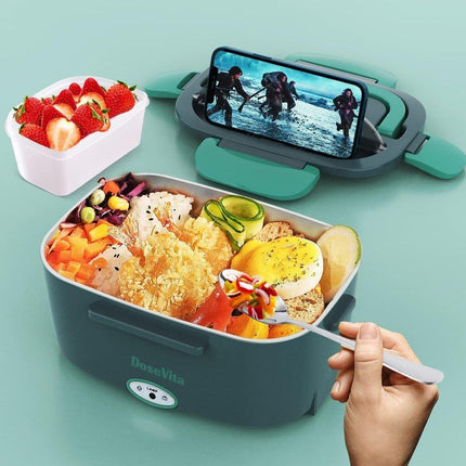Portable Electric Lunch Box Heated Thermal Insulated Food Warmer for Home