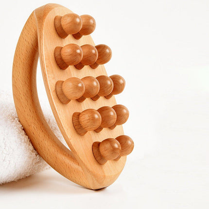 Handheld Massage Brush Whole Body Meridian Scraping Stick Leg Waist Tendon Brush