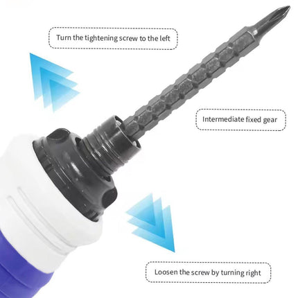 2PCS Turnip Head Cross Phillips Screwdriver Groove Repair Tool Durable Hand Tool