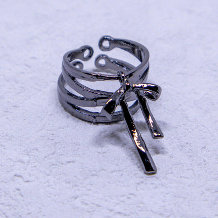 Adjustable Open Finger Ring Elegant Design Fashion Jewellery for Women Gifts