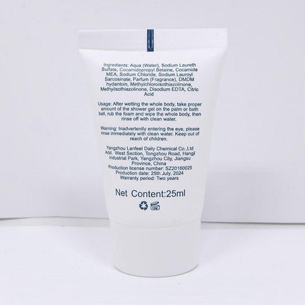 50pcs 25ml Hotel Toiletries Set Shampoo Conditioner for Guesthouse Travel Use
