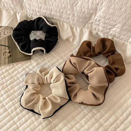 Large Scrunchies Silk Satin Elastic Hair Hair Bands Rope Tie Ponytail Accessory - Aimall