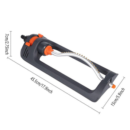 4Spray Modes Automatic 19 Hole Rotary Lawn Sprinkler Wide Range Watering Flowers