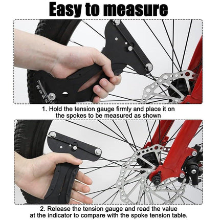 Bicycle Spoke Correction Tool Wheel Alignment Detection Testing Repair Kit