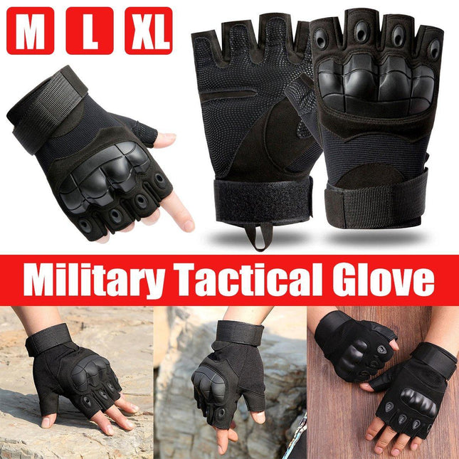 Men Half Finger Gloves Cycling Sport Anti-Slip Durable Gym Training Gloves
