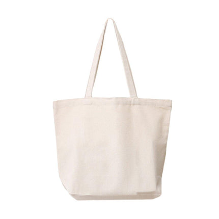 5PCS Canvas Tote Bag Cotton Blank DIY Shopping Shoulder Bags