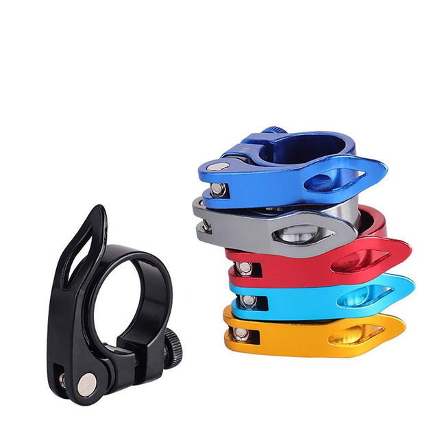 Quick Release Bicycle Seat Tube Clamp Multi Color Lever Lock Cycling Accessories