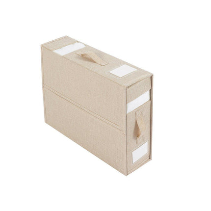 Fabric Storage Box Set Bedding Organizer Closet Blanket Quilt Storage Containers