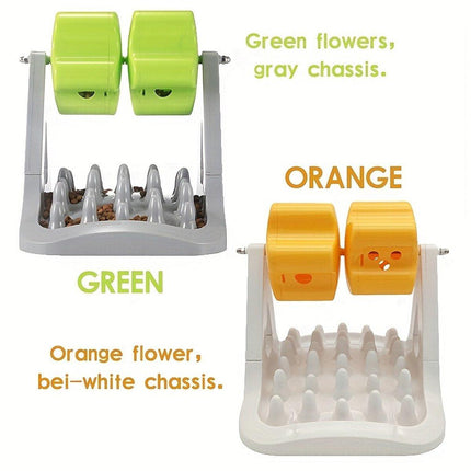 Roller Type Leaky Slow Food Toy Automatic Feeders for Dogs Interactive Playtime