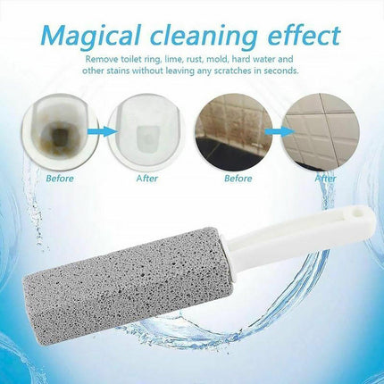 Pumice Stone Wand Tile Cleaning Stains Brush Cleaner Tool Toilet Bowl Bathtub