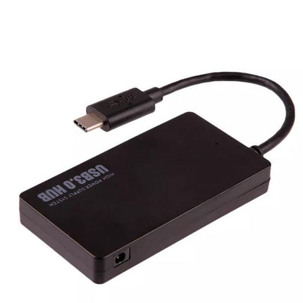 USB Type-C 3.0 4 Port Multi Extension HUB Expansion High Speed Silm - Aimall
