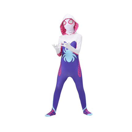 Halloween Costume Children's Boomsuit Headgear Clothes Miles Adult Male Gwen Steel Spider Tight Man