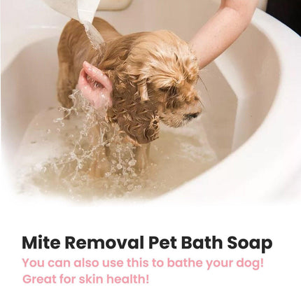 Pet Soap for Cats and Dogs Relieves Itchy Skin Anti Mite Cleaning Hair Care
