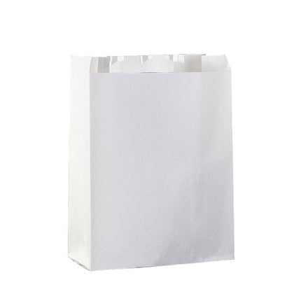 Takeaway Storage Baking Bread Bag Toast Food Packaging Bag Kraft Paper Bag White - Aimall
