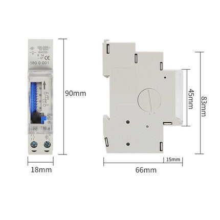 SUL180A Mechanical 24 Hours Timer Switch Electrical Control Power Timing Switch