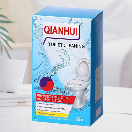 16/32pcs Effervescent Toilet Cleaning Tablets Descaling Deodorizing Odor Free