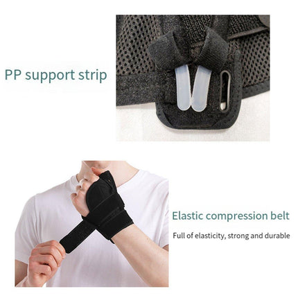 1pc Black Sports Finger Protector Basketball Fitness Thumb Support Guard Sleeve