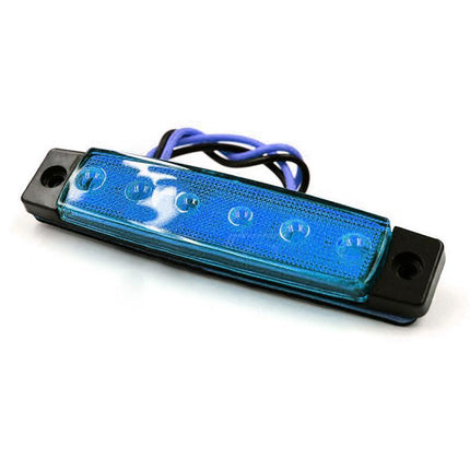 12X 12V Marine Boat Blue LED Deck Courtesy Lights Waterproof Stern Transom Light - Aimall
