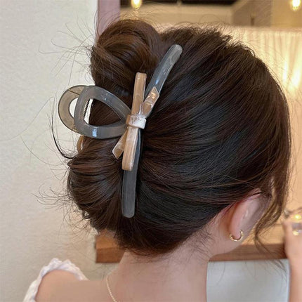 Oversized Hair Claws Shark Clip Women Elegant Ponytail Hairpin Hair Accessories - Aimall
