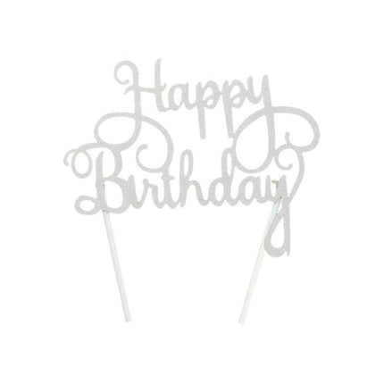 Happy Birthday Cake Topper Colour Printed Acrylic Party Decorations Au Stock - Aimall