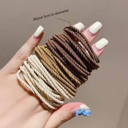 100PCS Elastic Hair Ties Band Rope Cute Tiny Ponytail Holders Girls Bulk Set - Aimall