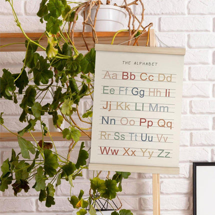 2pcs Preschool Scroll Wall Art Bedroom Decorations Nursery Wall Hanging