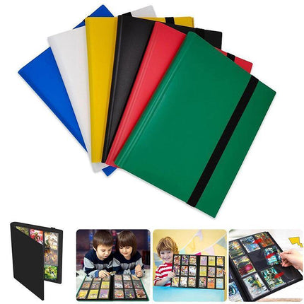360 Cards Pocket Trading Card Binder 9 Pocket Trading Card Album Folder Case - Aimall