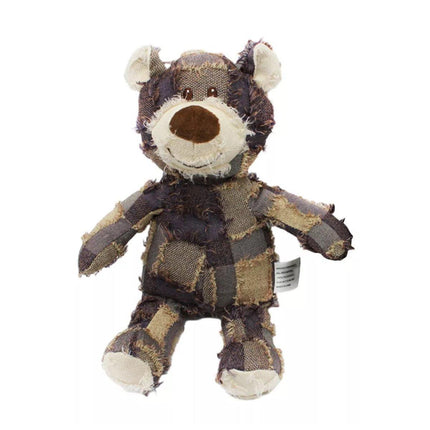 Puppy Squeaky Plush Toy Small Dog Chew Soft Bear Pet Companion