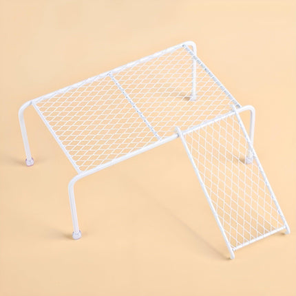 Metal Iron Chicken Feeding Ladder Grid Shelving Landscaping Platform Supplies