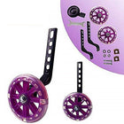 12-20 Inch Kids Bike Training Wheels Silent Flashing PVC Stabilizer Auxiliary