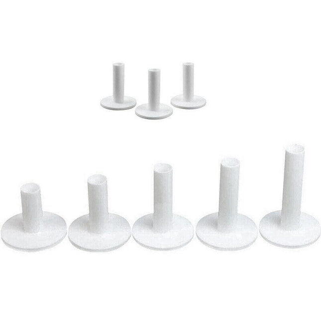 8X Rubber Driving Practice Golf Tees Holder Rubber Driving Range Home Trainingau - Aimall