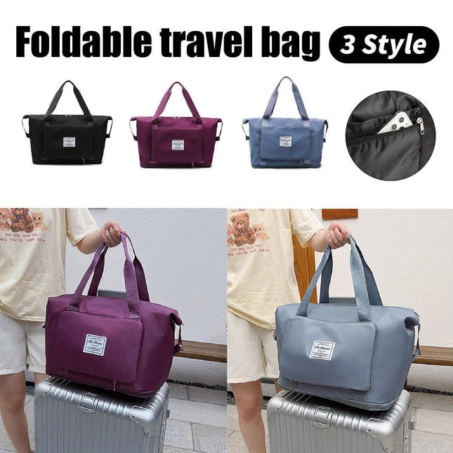 Large Capacity Travel Bag Foldable Luggage Tote Lightweight Storage Duffel Bag