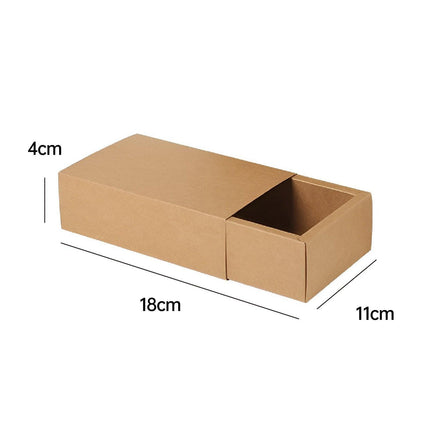 Kraft Paper Drawer Box Packaging Gift Storage Organiser Small Kraft Boxes
