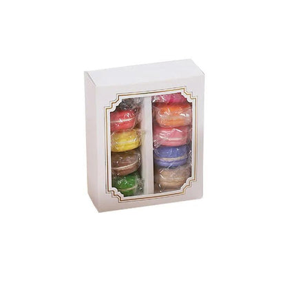 100PCS Clear Rectangular Boxes for Macarons, Cookies & Bomboniere Favors - Aimall