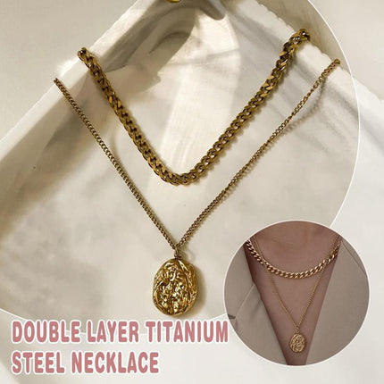 Fashion Women Multi-Layer Boho Choker Collar Pendant Chain Bib Necklace Jewelry - Aimall