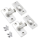 90 Degree Stainless Steel Latch Safety Right Angle Sliding Door Lock Door Hasp - Aimall
