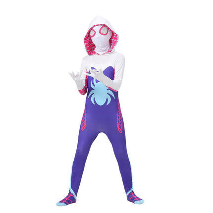 Halloween Costume Children's Boomsuit Headgear Clothes Miles Adult Male Gwen Steel Spider Tight Man