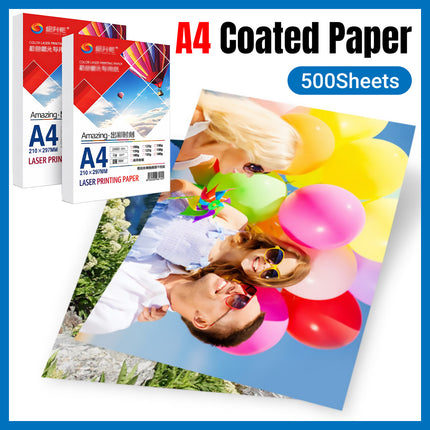 500Sheets A4 Laser Print Paper Premium High Quality For Clear Printing Use