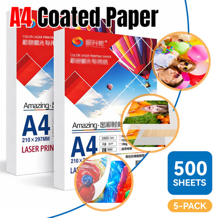 500Sheets A4 Laser Print Paper Premium High Quality For Clear Printing Use